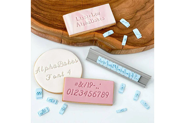 Alphabakes Medium Numbers and Symbols Font 4 Stamp Tiles (Bar Not Included) - Lissie Lou