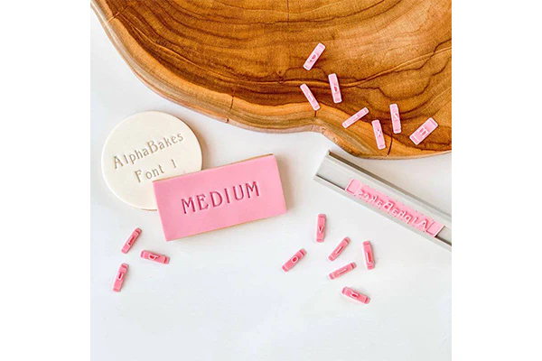 Alphabakes Medium Uppercase Font 1 Stamp Tiles (Bar Not Included) - Lissie Lou
