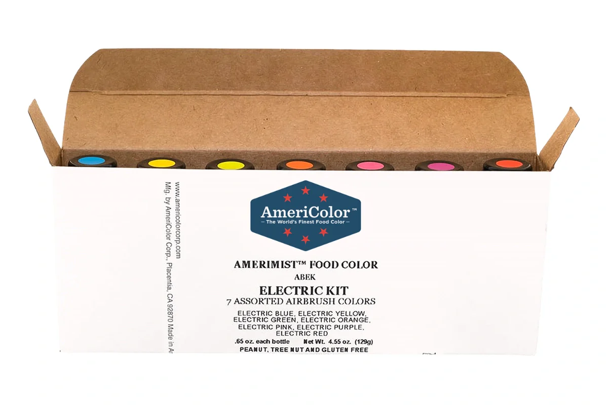 Amerimist Airbrush 7 Colour Electric Kit 0.65oz - Americolor