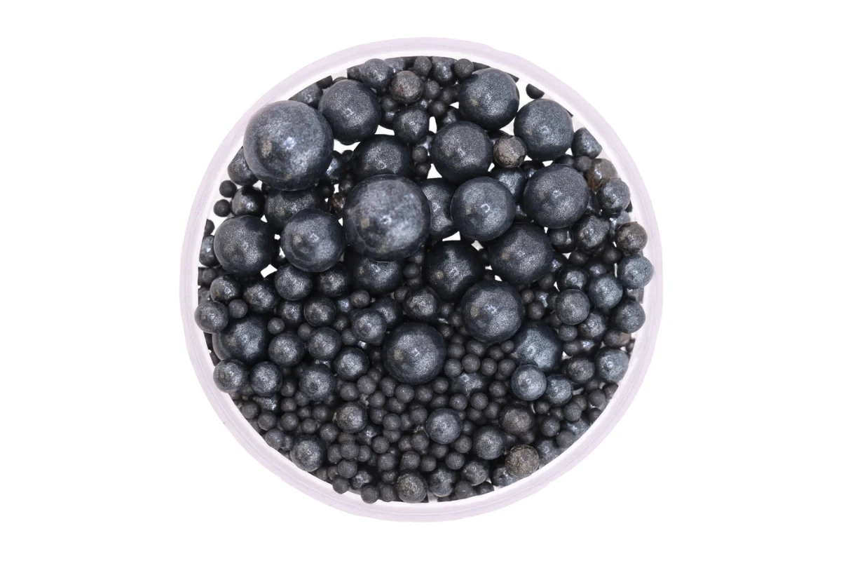 Black Shiny Pearls 100g - Iconic Sprinkles