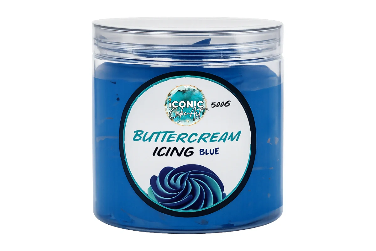 Blue Vanilla Ready to Use Buttercream 500g - Iconic Cake Art