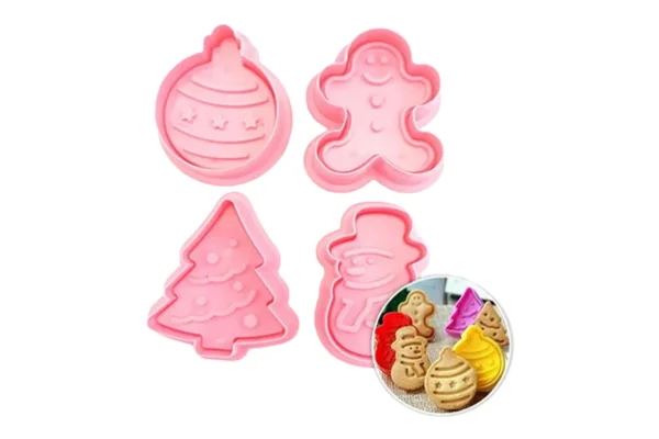 Christmas Plunger Cutters (4 Pack) - BSC