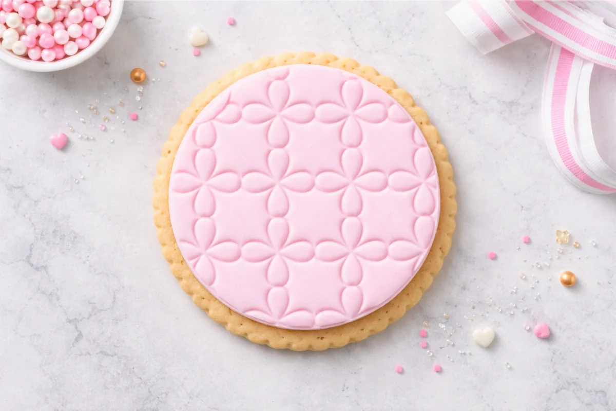 Daisy Chain Pattern Embosser Impression Tool - Gateau Art