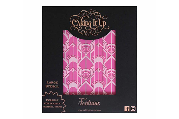 Fontaine Cake Stencil - Caking It Up