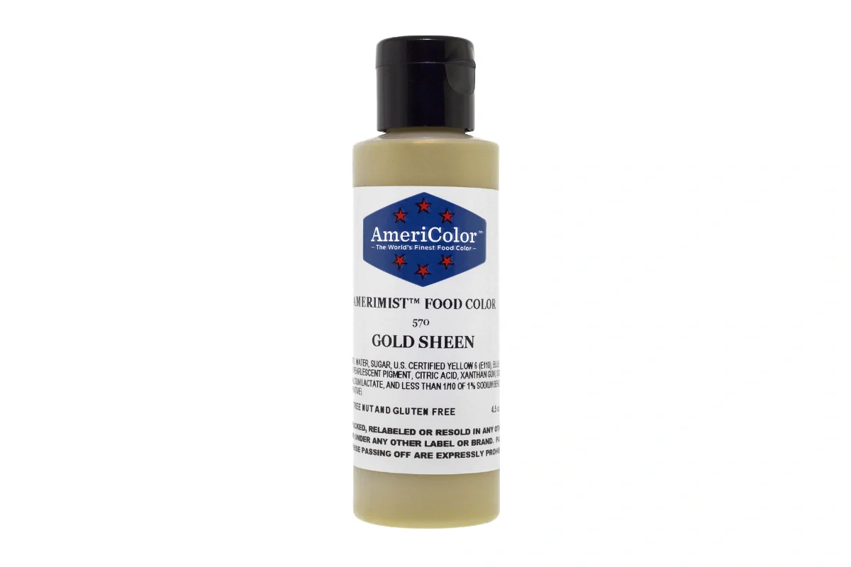Gold Sheen Amerimist Airbrush 4.5oz - Americolor - Image 2