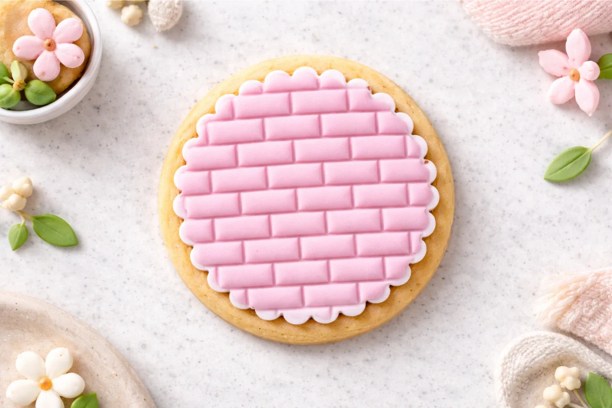 Mini Brick Basketweave Embosser - Gateau Art
