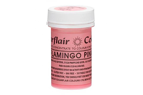Pink Flamingo Spectral Paste - Fondant and Buttercream Colour 25g - Sugarflair