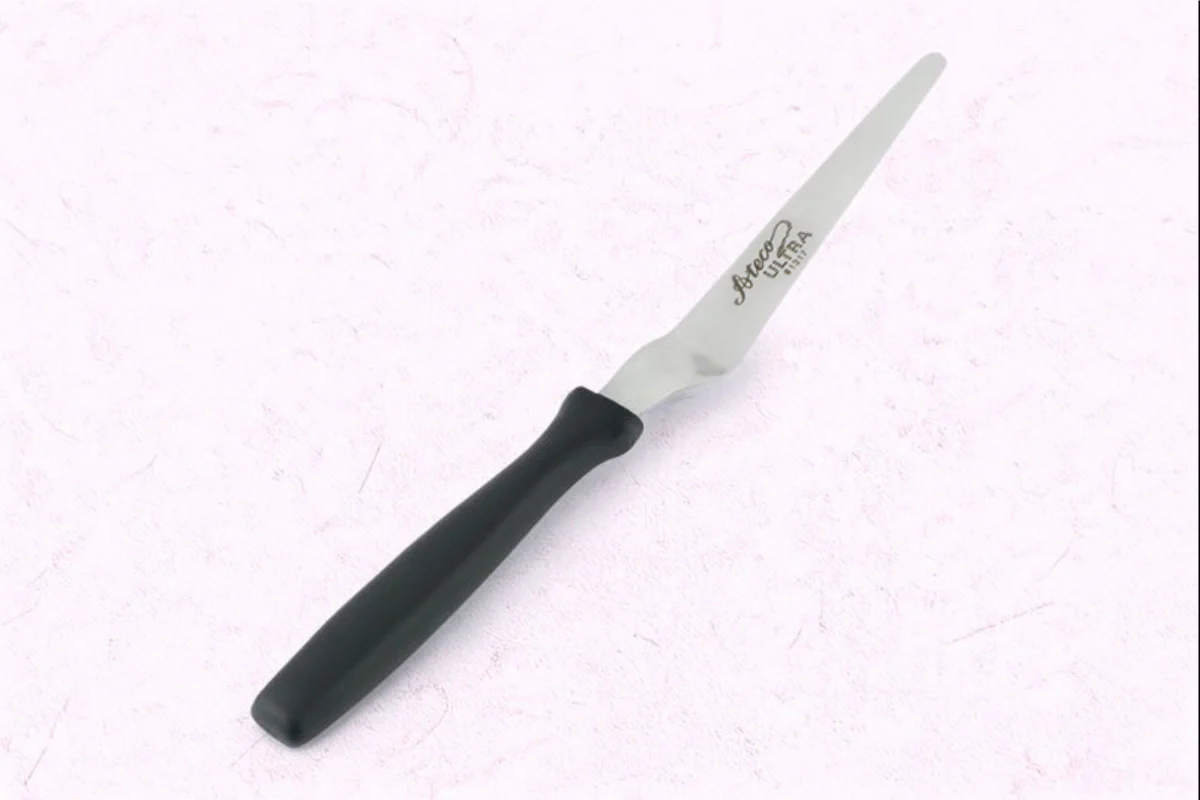 Pointed Offset Spatula - Handle 4.75 Inch - Ateco
