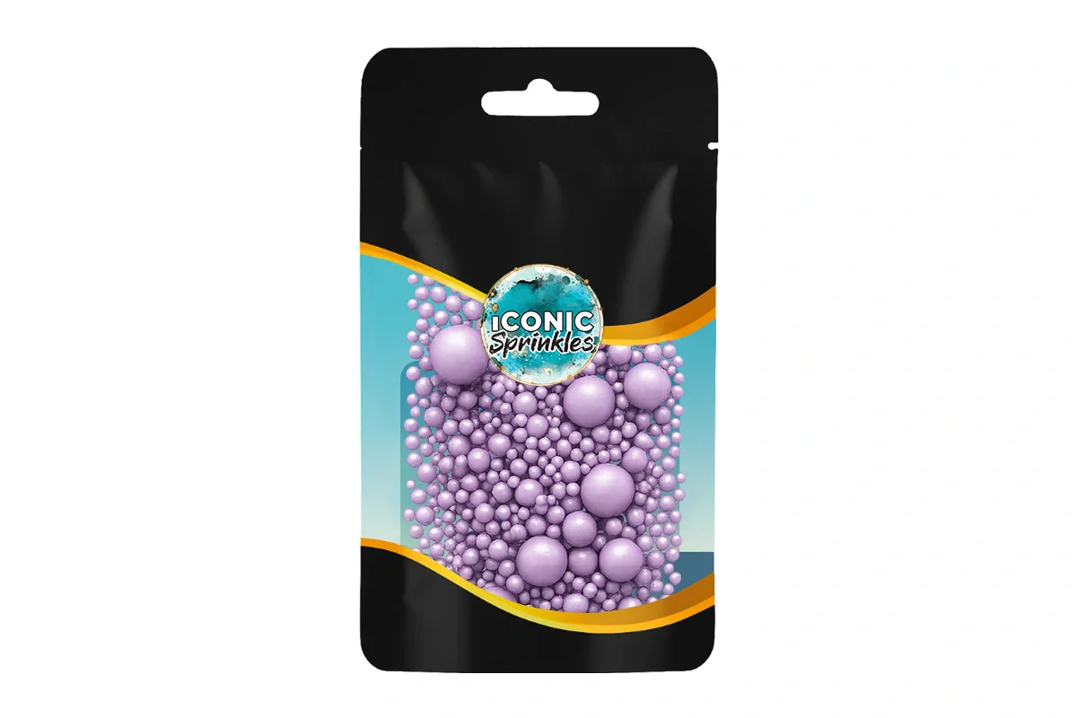 Purple Shiny Pearls 30g - Iconic Sprinkles - Image 2