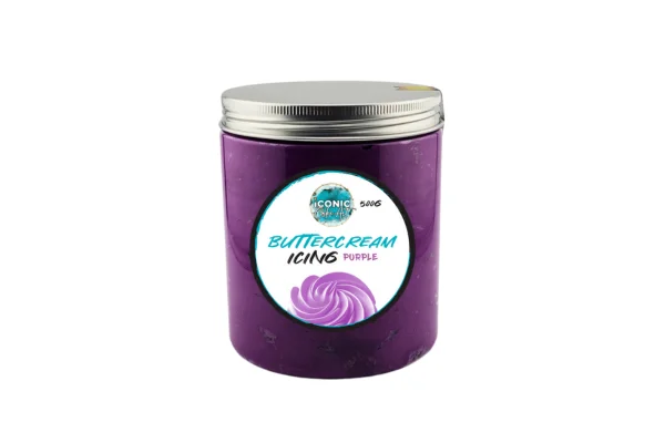 Purple Vanilla Ready to Use Buttercream 500g - Iconic Cake Art