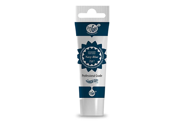 Navy Blue ProGel Food Colour 25g - Rainbow Dust