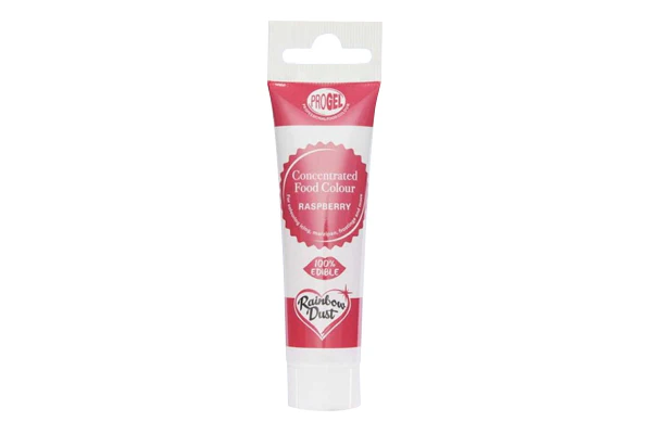 Raspberry ProGel Food Colour 25g - Rainbow Dust