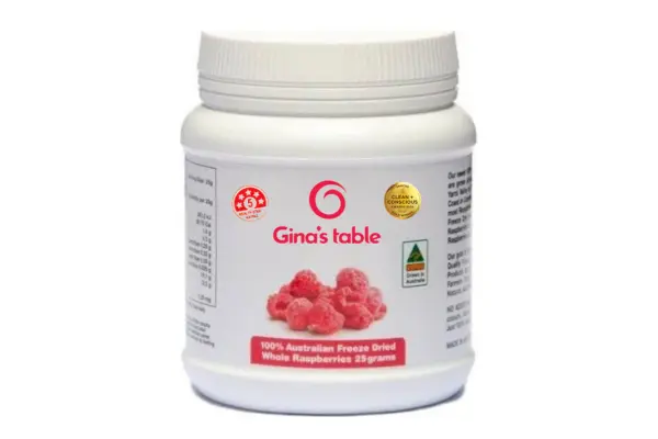 Raspberry Whole 25g - Ginas Table