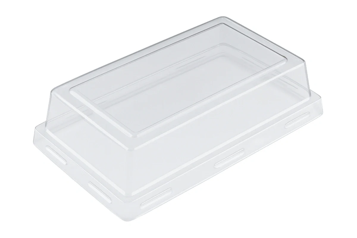 Rectangle Dessert Cup Lids 120ml (10 Pack) - Iconic Cake Art