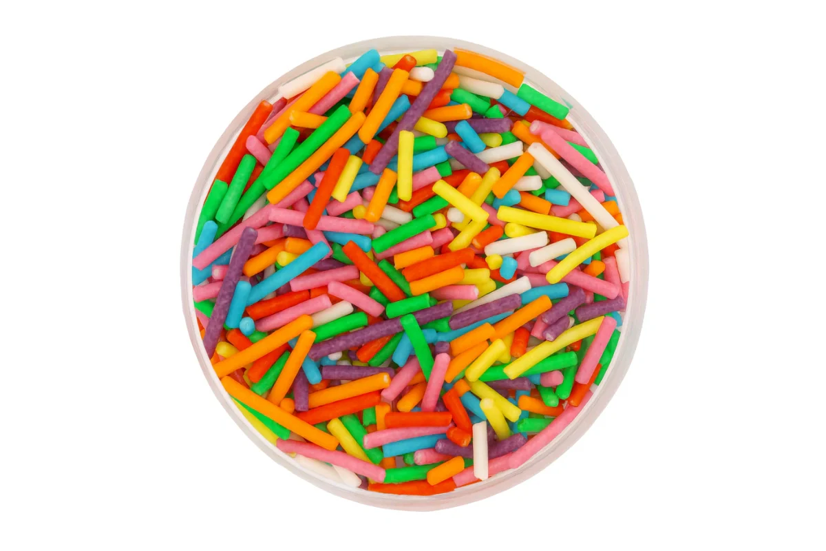 Shiny Bright Jimmies 30g - Iconic Sprinkles