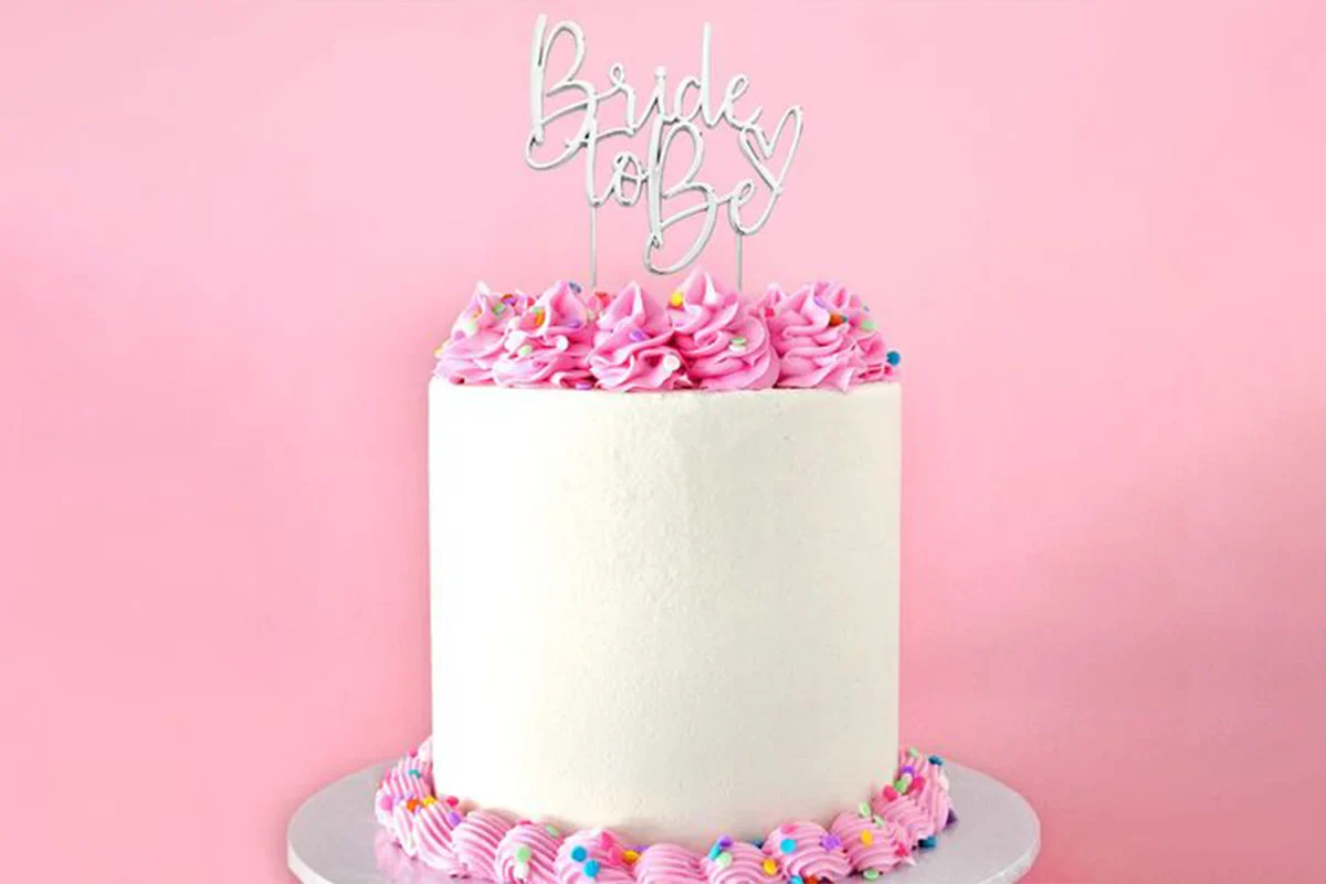 Silver Bride to Be Topper - BSC