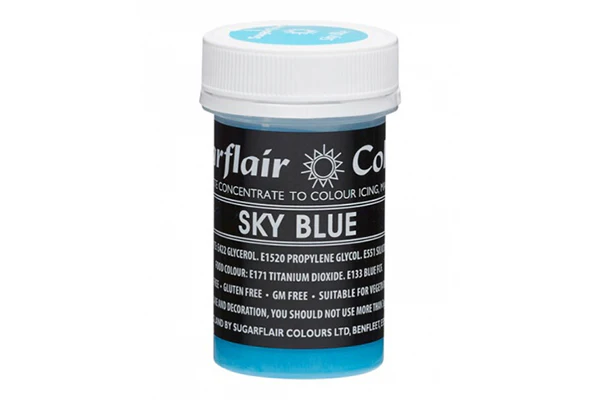 Sky Blue Pastel Paste - Food Colour 25g - Sugarflair