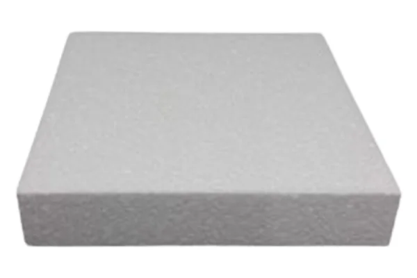 Square 11 x 1.5 High Polystyrene Cake Dummy - Iconic Cake Art