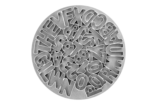 T P Cutter Alphabet A-Z and 0-8 (36 Pack) - Loyal