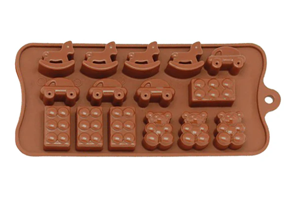 Toys - Cooking Horse Lego Car - Easy Flex Chocolate Silicone Mould - Iconic Cake Art