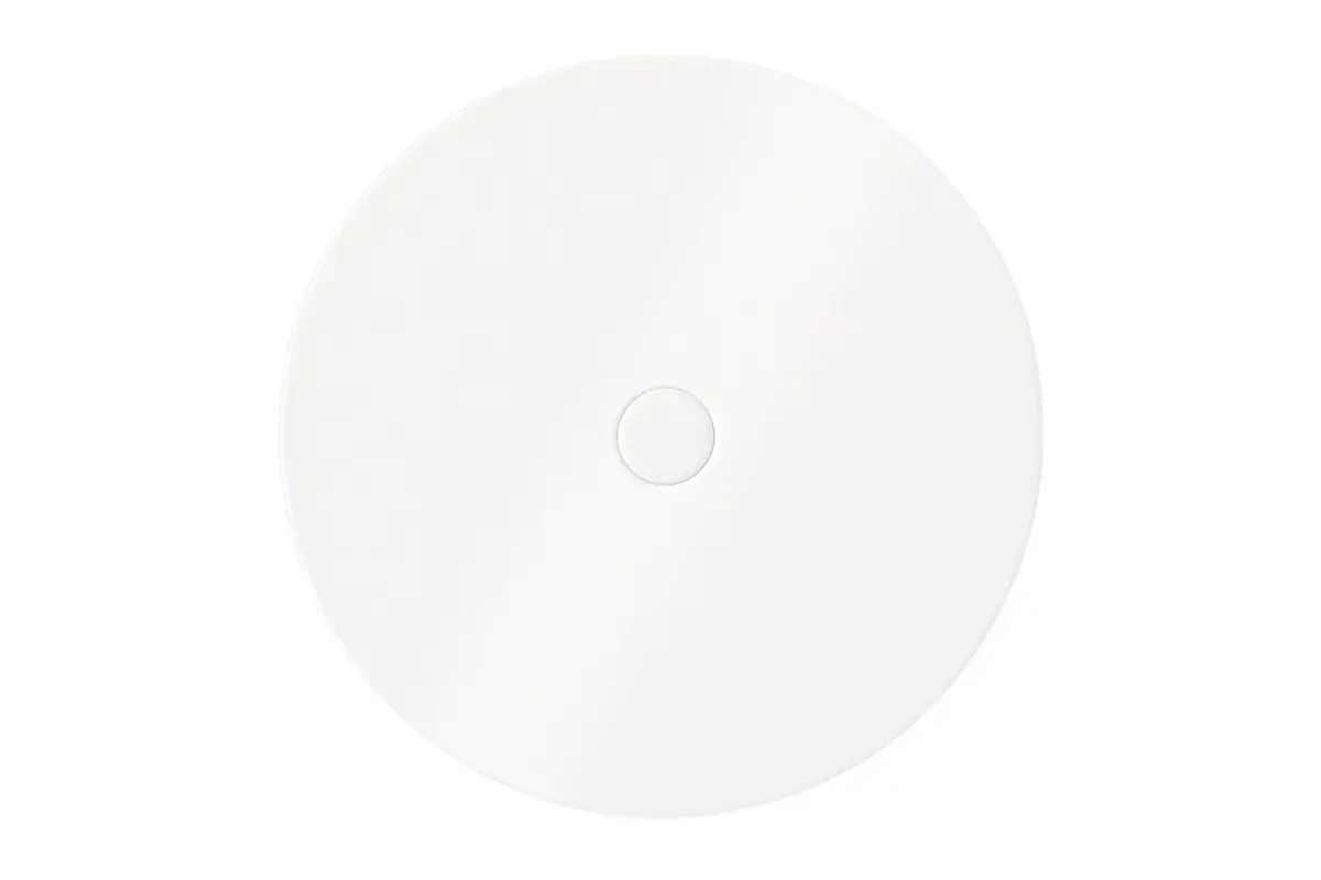 White 10 Inch Single Gloss Round Cake Board Circle 3mm with Hole 17mm - Iconic Cake Art