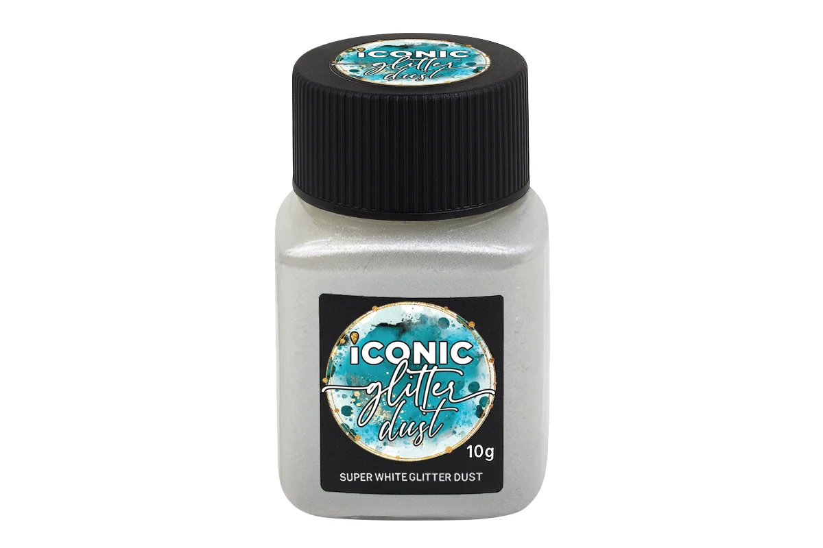 White Super Dust 10g - Iconic Glitter
