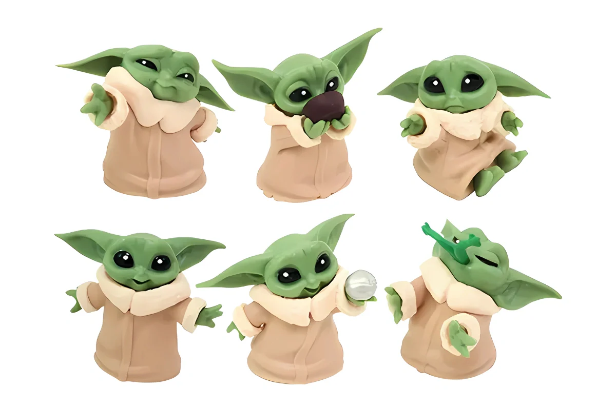 Yoda Decoset (6 Pack) - Iconic Cake Art